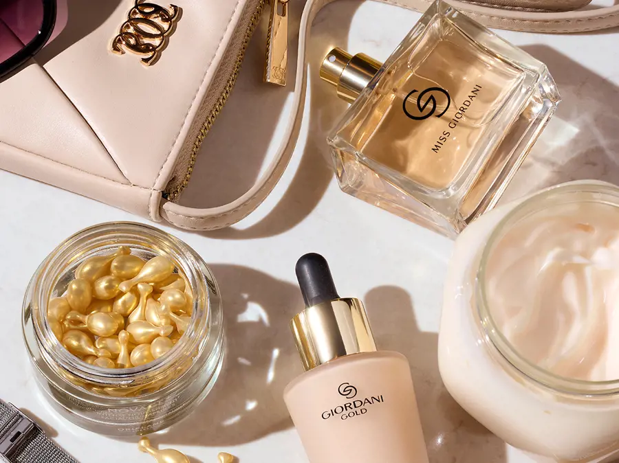 Oriflame Giordani Gold parfüm ve bakım ürünleri